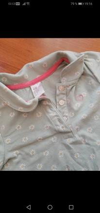 Dětské tričko s květinami, h&m, h&m,92