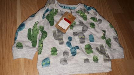 Šedá mikina vel. 68, 68