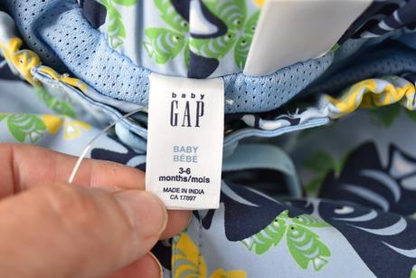 Kraťasy vel. 3 - 6 m, gap,68