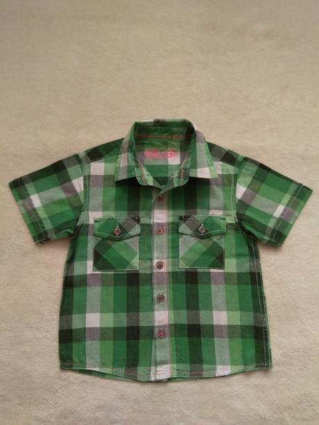 Kostkovaná košile zelená, rebel,98