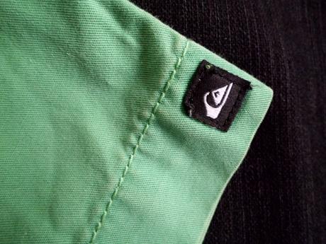 Zelené chino, quiksilver,s