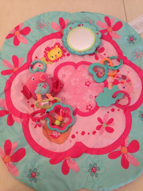 Hrací deka bright starts+usínaček+sada do postýlky,