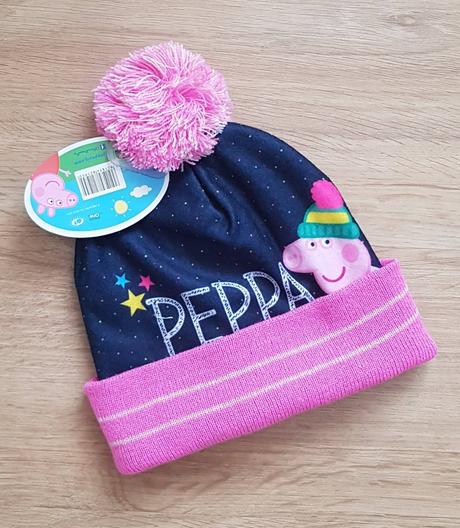 Zimní čepice peppa pig, 98 - 128