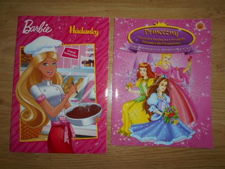 Kniha barbie hádanky a omalovánky 2 kusy,