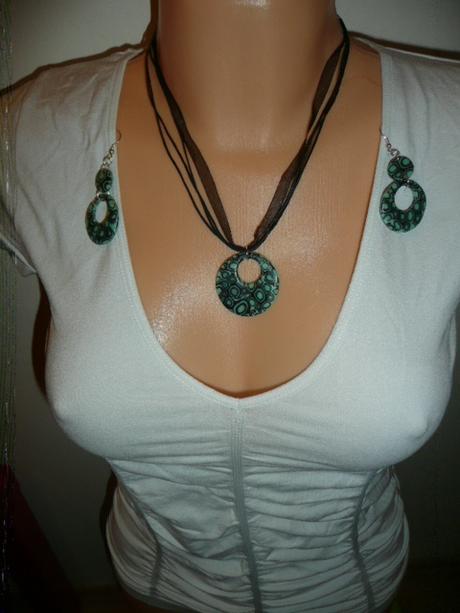 Set řetízek - náhrdelník + náušnice,