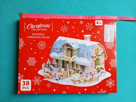 Vánoční chaloupka - 3d puzzle, 