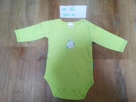 5 x body dlouhý rukáv, 1 propínací, vel 62, 62