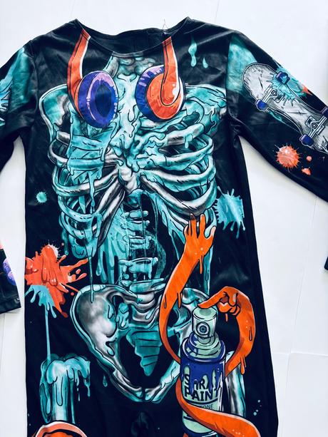 An8/ kostým kostlivec - v.9/10 let, 