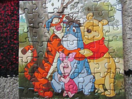 Puzzle ravensburger disney-medvídek pú,oslík, tygr, 