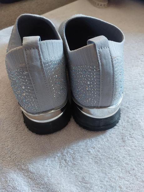 Dámské nazouzvací boty, vel,7 ss třpytkami, 40