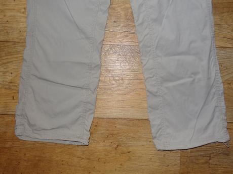 Vel.36/38, vel.s, h&m, těhotenské plátěné kalhoty, h&m,s
