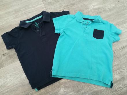 Tričko s límečkem 2ks, lupilu,110