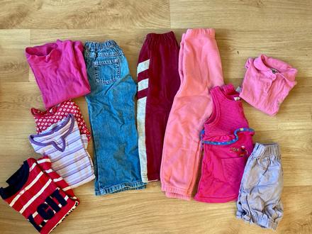 Mix oblečení dívka 104/110, 104–116