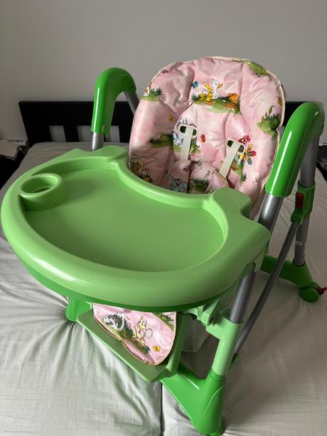 Židlička s pultem polohovatelná s příslušenstvím, 