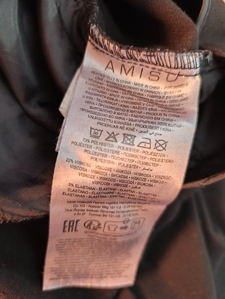 Černé a krémové společenské kalhoty 158 / xxs, amisu,158