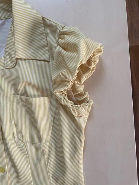 Žlutý proužek halenka vel s, shein, s