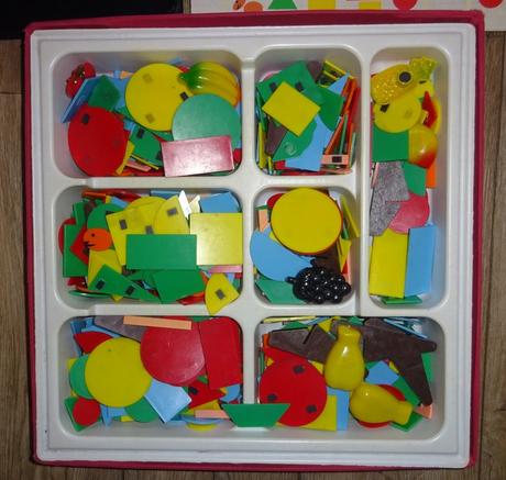 Magnetická velká skládanka- komenium irisa, 