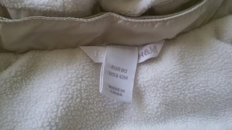 Prošívaná vesta vel 80, h&m,80