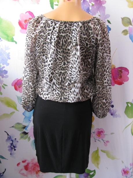 Luxusní dámské mini šaty s leopardím vzorem, 34