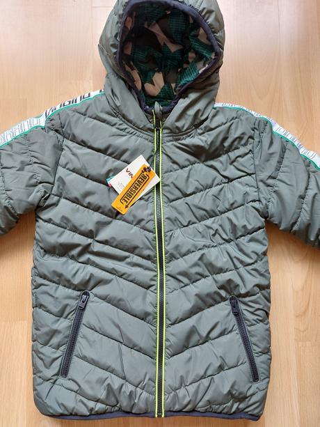 Zimní bunda vingino, oboustranná, maskáč, vel. 152, vingino,152