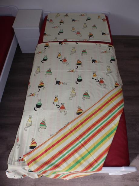 Povlečení kočky-kočičky-proužek oboustranné., 