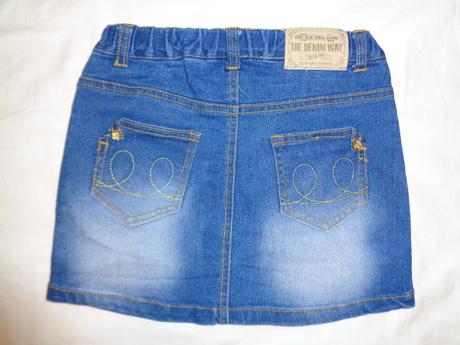 Luxusní měkkoučká riflová sukýnka, denim,116