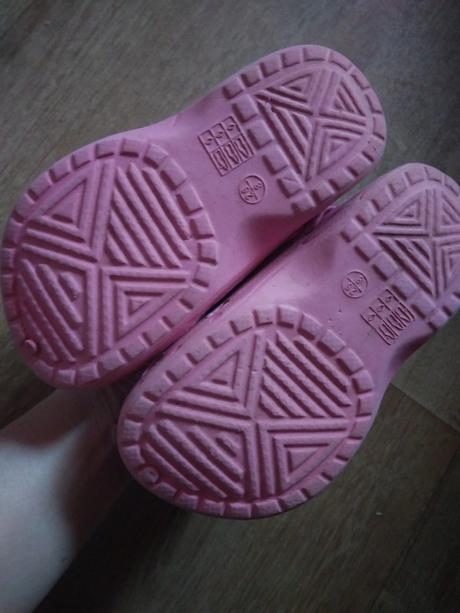 Růžové kroksy vel. 26, 26