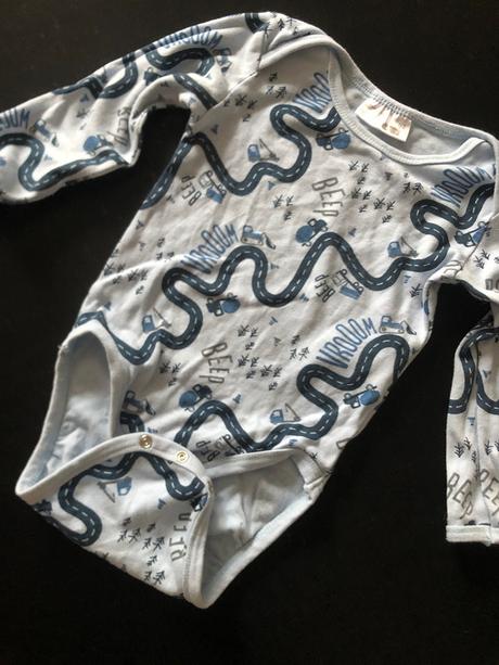 Modré body s dlouhým rukávem, 86