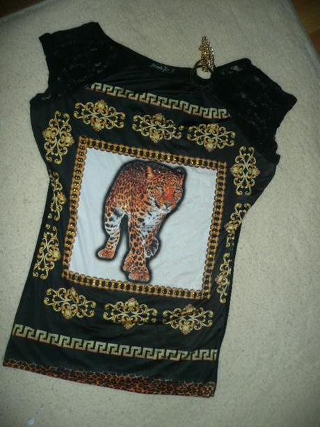 Šaty letní tunika tygr vel s/m, m / s