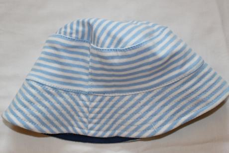 Bf172. bavlněný oboustranný klobouk 0-3 měs., george,62