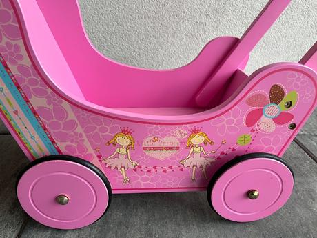 Dřevěný kočárek pro panenky my little princess, 