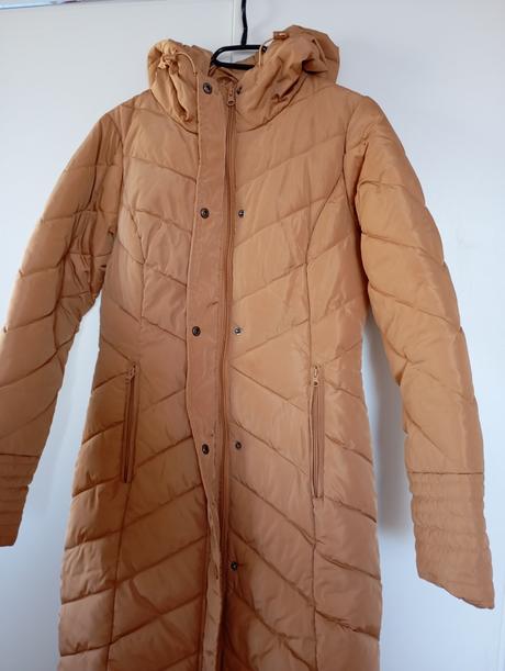 Vyúžená prošívaná zimní bunda s kapucí, gate,s