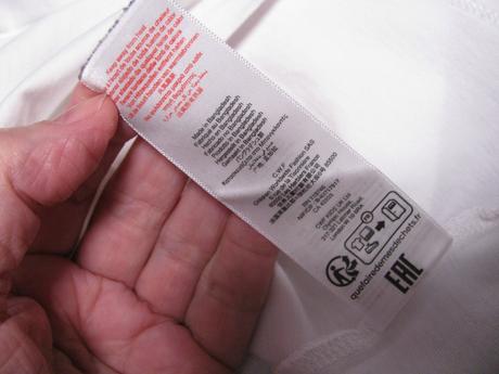 Bílé bavlněné elastické tričko hugo, 140