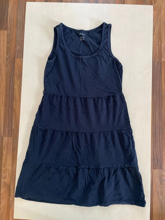 Modré bavlněné letní šaty, vel s/m, esmara, esmara,s