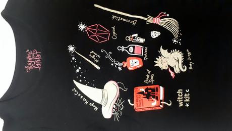 Dětské tričko čarodějnice, halloween, vel.128, c&a, c&a,128