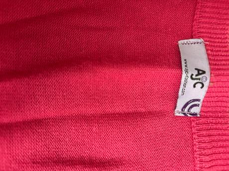 Růžový dlouhý kardigan + dlouhé tričko, h&m,34