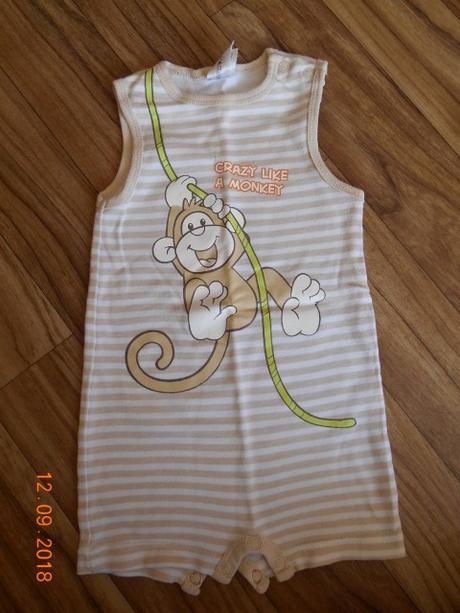 Opičkový letní overal, baby club,74