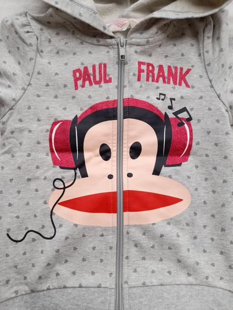 Mikina hm paul frank 2-4 roky, h&m,104