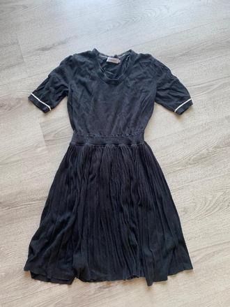 Pěkné černé šaty calvin klein vel.36/s/38/m, calvin klein,36