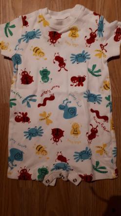 Letní overal s brouky, next,68