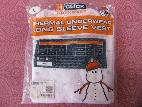 Teplé bílé spodní prádlo, l