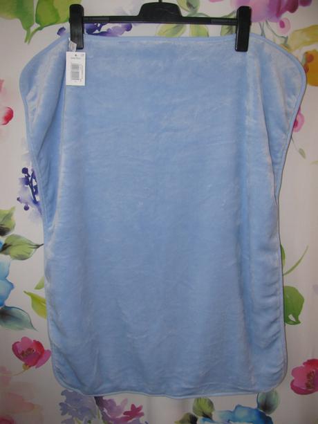 Kojenecká sv.modrá fleecová deka matalan, 