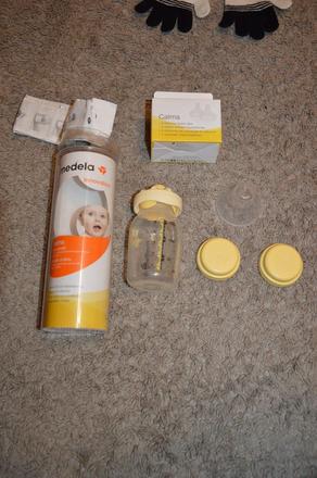 Láhev calma pro "kojené" děti + 2 savičky, 