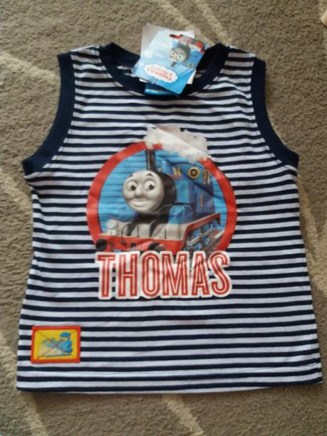 Trička s dlouhým rukávem s mašinkou tomáš, 98