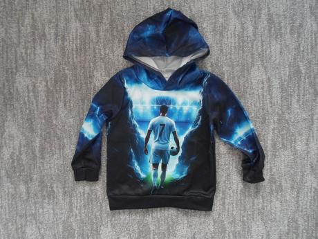 Modrá mikina s kapucí ronaldo, 110