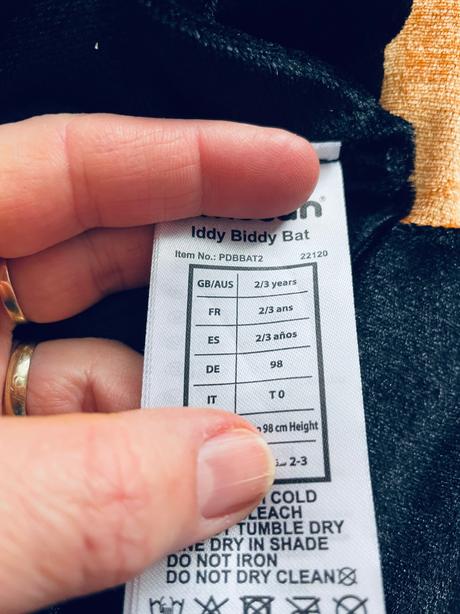 An8/ kostým netopýr - v.2/3 roky,