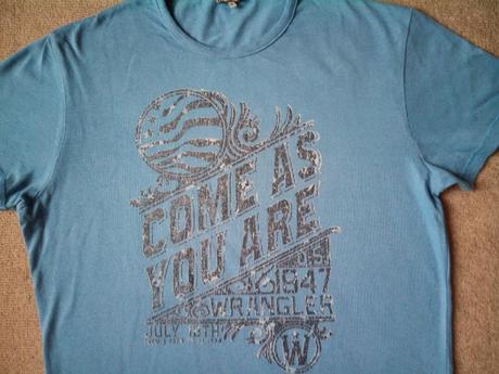 Pánské triko s nápisy, wrangler,m