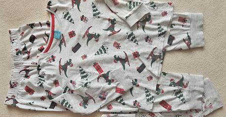 2x dvojdílné vánoční pyžamo, pyžamko, vel.122/128, pepco,122