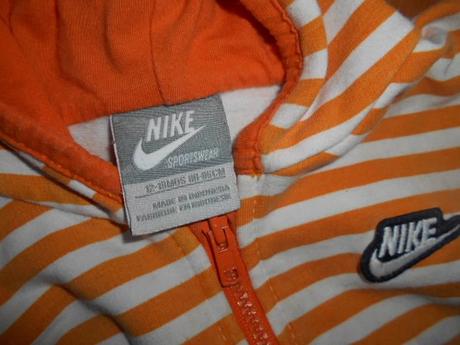 Pruhovaná mikina nike vel. 80-86, nike,80