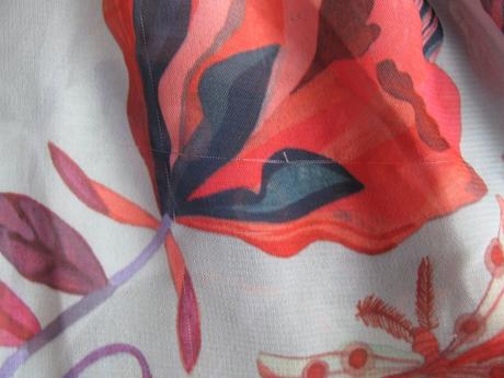 Letní květované dívčí šaty, h&m,146